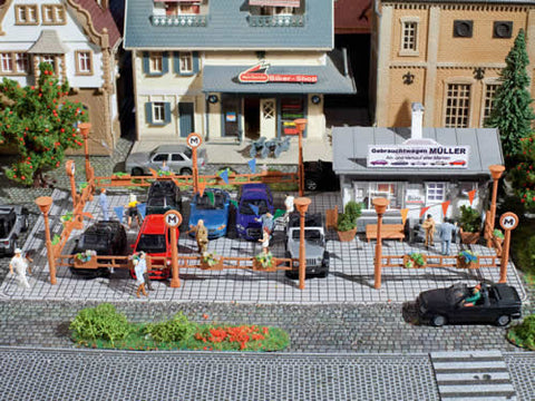 Vollmer 5597 HO Gauge Car Dealer 'Freddy' Kit