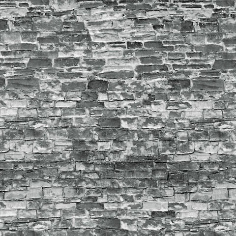 Vollmer 46055 HO Gauge Natural Grey Stone Wall Embossed Card Sheet