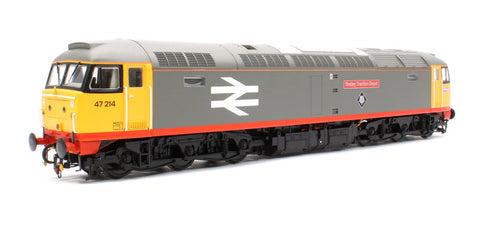 Heljan 4722 OO Gauge Class 47 214 'Tinsley Traction Depot' BR Railfreight Grey