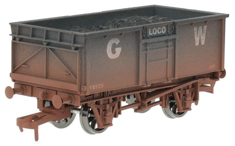 Dapol 4F-030-036 OO Gauge 16t Steel Mineral Wagon GWR 18625 Weathered