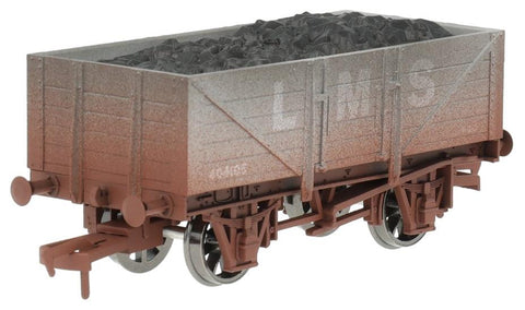 Dapol 4F-051-056 OO Gauge 5 Plank Wagon LMS 404105 Weathered