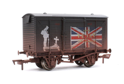 Dapol 4F-011-149 OO Gauge Ventilated Van VE Day 80th Anniversary Army Weathered