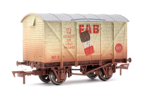 Dapol 4F-012-054 OO Gauge Ventilated Van Fab Lolly No 1 Weathered