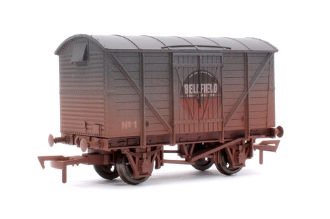 Dapol 4F-012-066 OO Gauge Vent Van Bellfield Brewery Eighty Shilling Weathered
