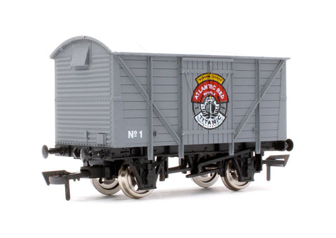 Dapol 4F-012-075 OO Gauge Ventilated Van Titanic Brewery Atlantic Red