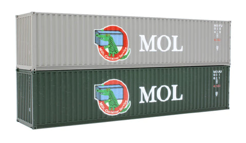 Dapol 4F-028-160 OO Gauge 40ft Container Set (2) MOL
