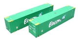 Dapol 4F-028-162 OO Gauge 45ft Hi-Cube Container Pack (2) Eucon