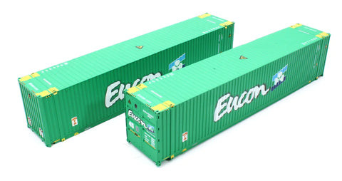 Dapol 4F-028-162 OO Gauge 45ft Hi-Cube Container Pack (2) Eucon