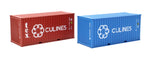 Dapol 4F-028-172 OO Gauge 20ft Container Pack (2) Culines/TBGU