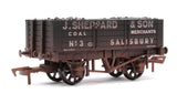 Dapol 4F-052-038 OO Gauge 5 Plank Wagon 9' Wheelbase J Sheppard 3 Weathered