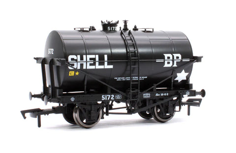 Dapol 4F-059-001 OO Gauge 14t Class B Tank Wagon Shell-BP Black 5172