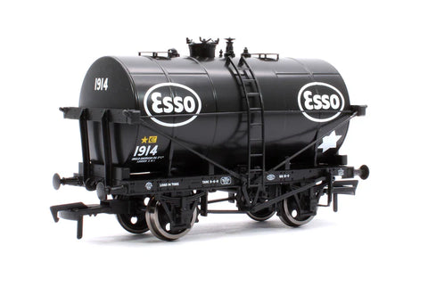 Dapol 4F-059-004 OO Gauge 14t Class B Tank Wagon Shell-Esso Black 1914