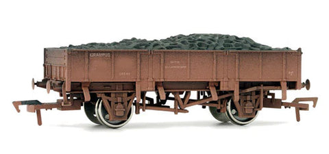 Dapol 4F-060-022 OO Gauge Grampus Wagon BR Bauxite DB960644 Weathered
