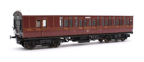 Dapol 4P-020-001 OO Gauge GWR Toplight Mainline City Lined Crimson 3rd Brake 3747 S1