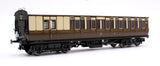 Dapol 4P-020-102 OO Gauge GWR Toplight Mainline City Lined Choc/Cm 3rd Brake 3750 S2