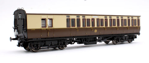Dapol 4P-020-302 OO Gauge GWR Toplight Mainline City GWR Shirtbtn 3rd Brake 3754 S4