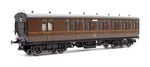 Dapol 4P-020-401 OO Gauge GWR Toplight Mainline City GWR All Brown 3rd Brake 3755 S5