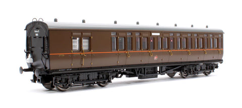 Dapol 4P-020-402 OO Gauge GWR Toplight Mainline City GWR All Brown 3rd Brake 3756 S5