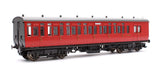 Dapol 4P-020-502 OO Gauge GWR Toplight Mainline City BR Maroon 2nd Brake 3758 S6