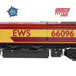 Bachmann 50-000ASFX OO Gauge Class 66/0 66096 EWS (Sound Fitted Deluxe)