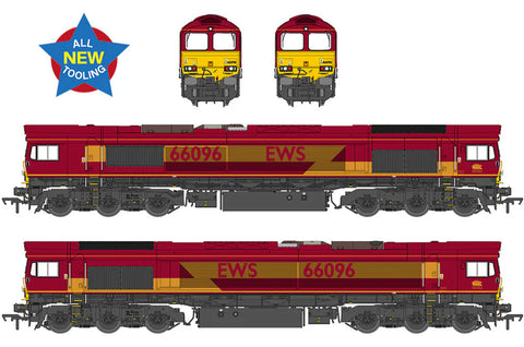 Bachmann 50-000ASF OO Gauge Class 66/0 66096 EWS (Sound Fitted)
