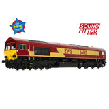 Bachmann 50-000SFX OO Gauge Class 66/0 66015 EWS (Sound Fitted Deluxe)