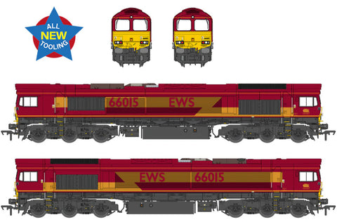 Bachmann 50-000SF OO Gauge Class 66/0 66015 EWS (Sound Fitted)