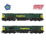 Bachmann 50-001SF OO Gauge Class 66/5 66515 Freightliner Green (Sound Fitted)
