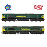 Bachmann 50-001SFX OO Gauge Class 66/5 66515 Freightliner Green (Sound Fitted Deluxe)