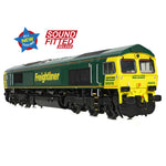 Bachmann 50-001SFX OO Gauge Class 66/5 66515 Freightliner Green (Sound Fitted Deluxe)