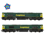 Bachmann 50-002 OO Gauge Class 66/6 66606 Freightliner Green