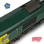 Bachmann 50-002SF OO Gauge Class 66/6 66606 Freightliner Green (Sound Fitted)