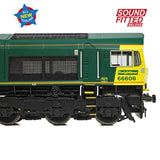 Bachmann 50-002SFX OO Gauge Class 66/6 66606 Freightliner Green (Sound Fitted Deluxe)