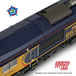 Bachmann 50-003ASFX OO Gauge Class 66/7 66777 'Annette' GBRf Europorte (Sound Fitted Deluxe)