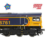 Bachmann 50-003SFX OO Gauge Class 66/7 66761 'Wensleydale Railway Association' GBRf Europorte (Sound Fitted Deluxe)