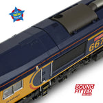 Bachmann 50-003SFX OO Gauge Class 66/7 66761 'Wensleydale Railway Association' GBRf Europorte (Sound Fitted Deluxe)