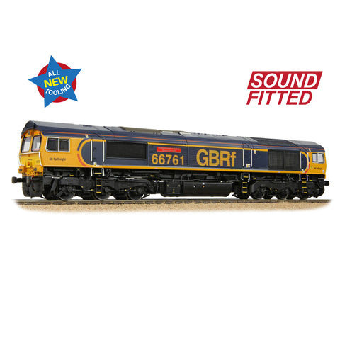 Bachmann 50-003SF OO Gauge Class 66/7 66761 'Wensleydale Railway Association' GBRf Europorte (Sound Fitted)