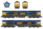 Bachmann 50-003SF OO Gauge Class 66/7 66761 'Wensleydale Railway Association' GBRf Europorte (Sound Fitted)