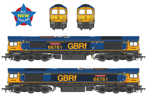 Bachmann 50-003SF OO Gauge Class 66/7 66761 'Wensleydale Railway Association' GBRf Europorte (Sound Fitted)