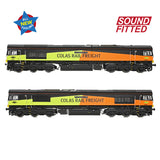 Bachmann 50-004ASF OO Gauge Class 66/8 66850 'David Maidment OBE' Colas Rail Freight (Sound Fitted)