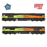 Bachmann 50-004ASFX OO Gauge Class 66/8 66850 'David Maidment OBE' Colas Rail Freight (Sound Fitted Deluxe)