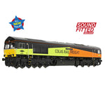 Bachmann 50-004ASFX OO Gauge Class 66/8 66850 'David Maidment OBE' Colas Rail Freight (Sound Fitted Deluxe)
