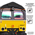 Bachmann 50-004ASFX OO Gauge Class 66/8 66850 'David Maidment OBE' Colas Rail Freight (Sound Fitted Deluxe)