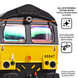 Bachmann 50-004ASFX OO Gauge Class 66/8 66850 'David Maidment OBE' Colas Rail Freight (Sound Fitted Deluxe)