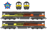 Bachmann 50-004ASFX OO Gauge Class 66/8 66850 'David Maidment OBE' Colas Rail Freight (Sound Fitted Deluxe)