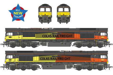 Bachmann 50-004ASFX OO Gauge Class 66/8 66850 'David Maidment OBE' Colas Rail Freight (Sound Fitted Deluxe)