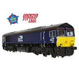 Bachmann 50-009SFX OO Gauge Class 66/3 66304 DRS Compass (Small Logo) (Sound Fitted Deluxe)
