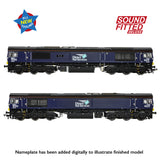 Bachmann 50-010SFX OO Gauge Class 66/4 66422 'Max Joule 1958-1999' DRS Compass (Small Logo) (Sound Fitted Deluxe)