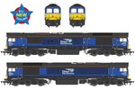 Bachmann 50-010SFX OO Gauge Class 66/4 66422 'Max Joule 1958-1999' DRS Compass (Small Logo) (Sound Fitted Deluxe)