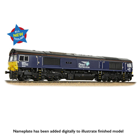 Bachmann 50-010 OO Gauge Class 66/4 66422 'Max Joule 1958-1999' DRS Compass (Small Logo)